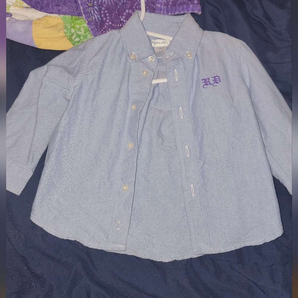 Long sleeve chambray Ralph Lauren shirt